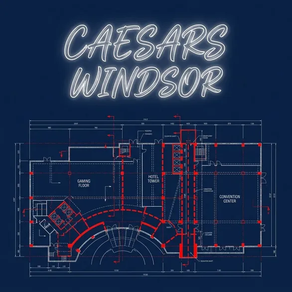 explore Caesars Windsor's main destination hub